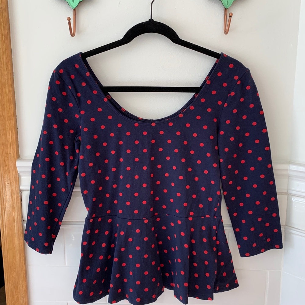 Express Polka dot shirt